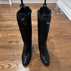 Prada Black Quilted Winter Boots